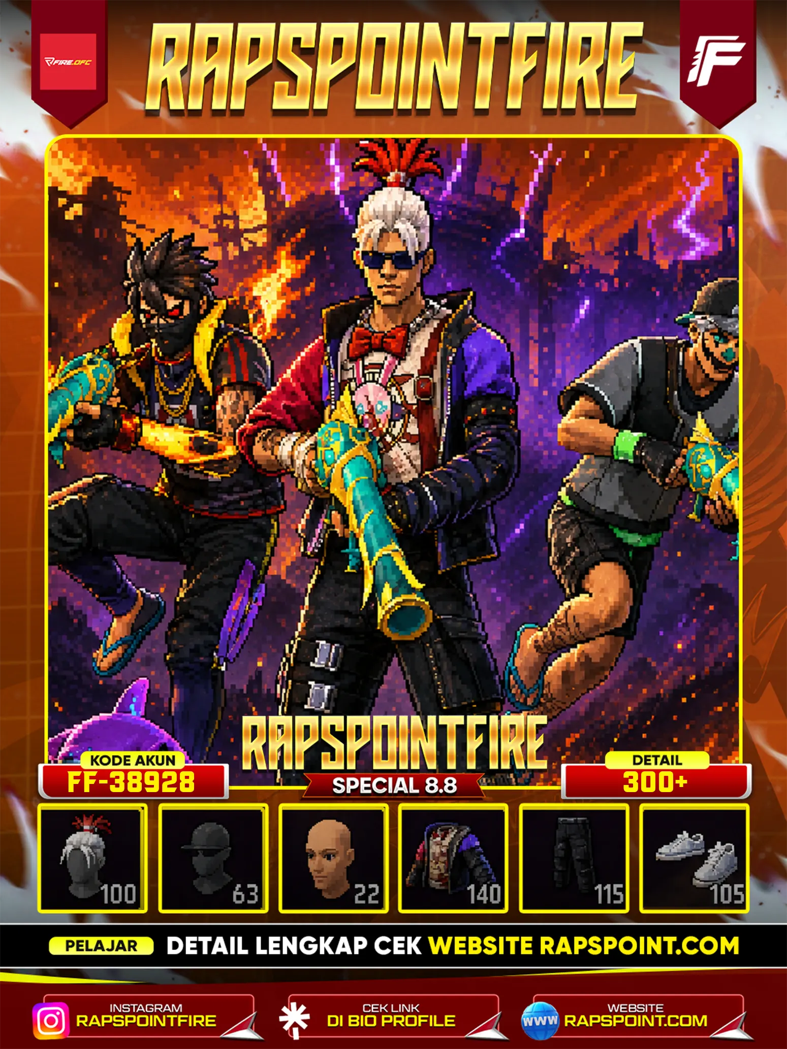 Evo M1014 Scorpio 4, Evo Tinju 3, Sg 2 Peluru Suci, Sg 2 Mamba, Sg 2 Bunny