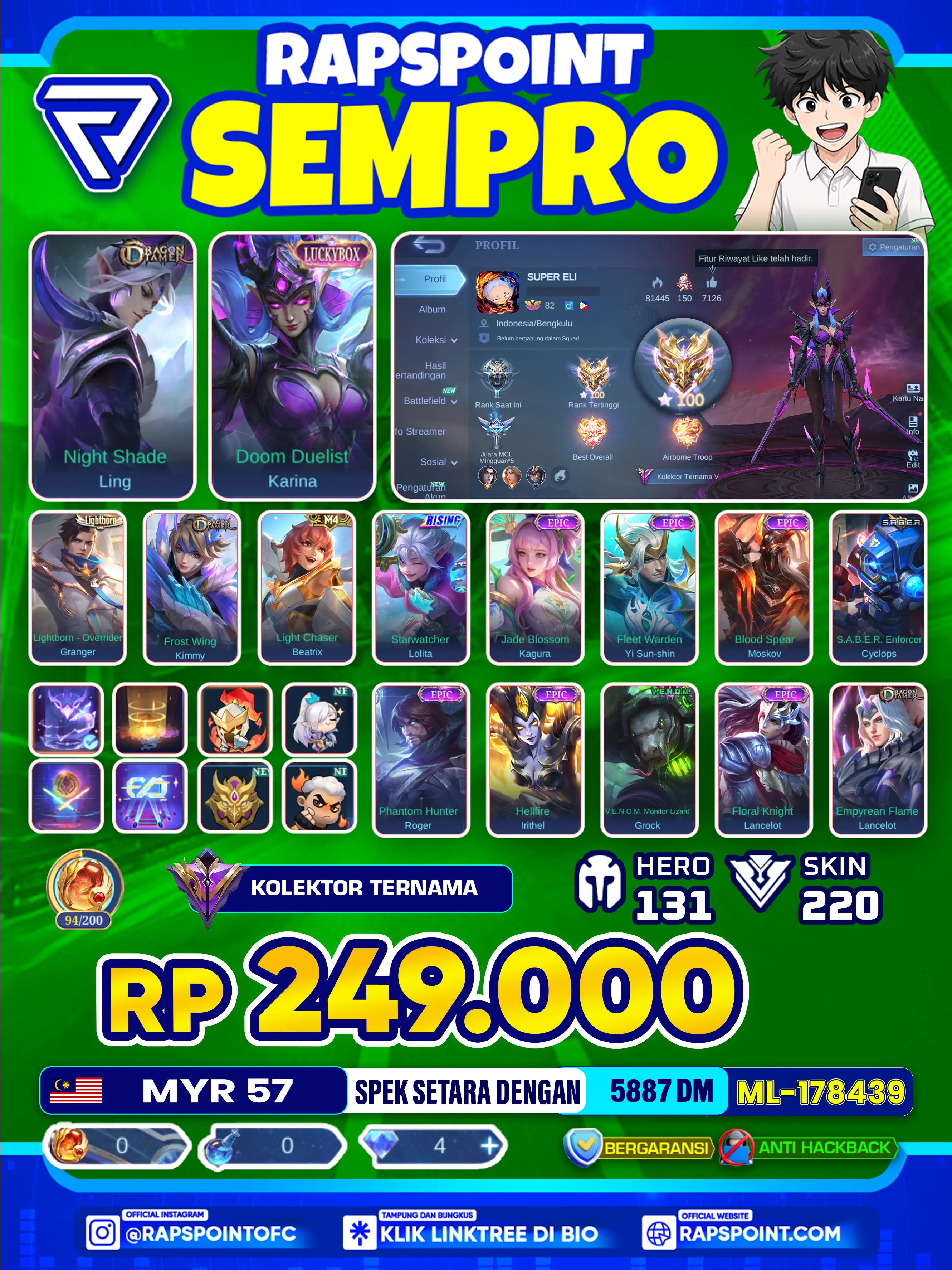 KARINA EPIC LIMIT