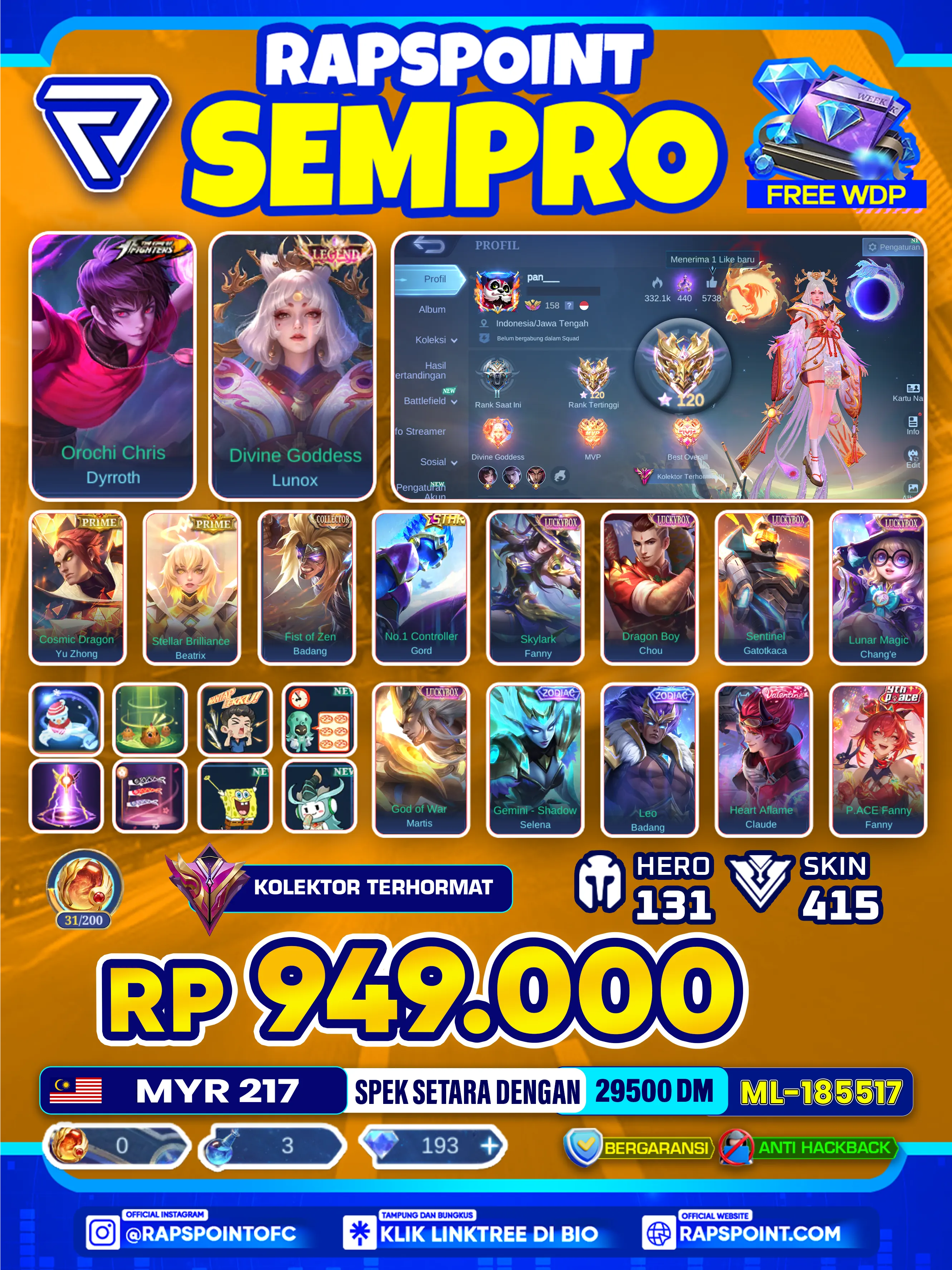 LUNOX LEGEND